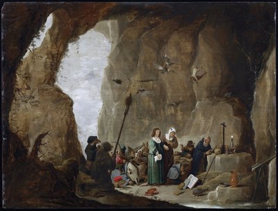 Pyhän Antoniuksen kiusaaminen tekijältä David Teniers the Younger
