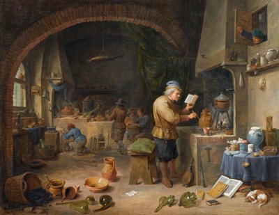 Alkemisti tekijältä David Teniers the Younger