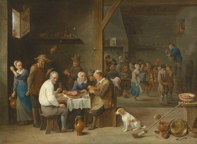 Kinkkuillallinen tekijältä David Teniers the Younger