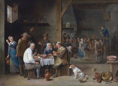 Kinkkuillallinen tekijältä David Teniers the Younger