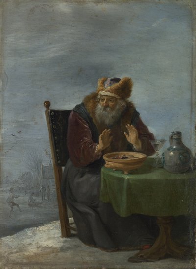 Talvi Sarjasta Neljä vuodenaikaa, c. 1644 tekijältä David Teniers the Younger