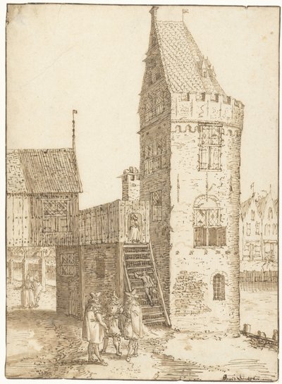 Torni Swijgh Utrecht Amsterdamissa tekijältä David Vinckboons (I)