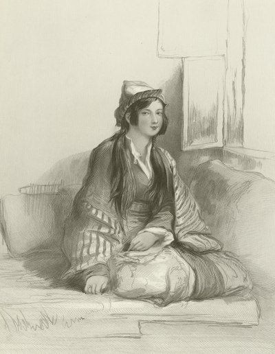 Tšerkessilainen nainen tekijältä David Wilkie