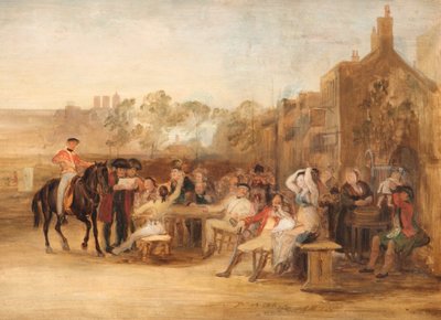 Chelsean eläkeläiset lukevat Waterloon lähetystä, 1819 tekijältä David Wilkie