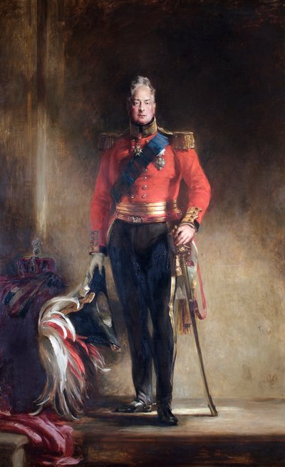 Kuningas Vilhelm IV (öljy kankaalle) tekijältä David Wilkie