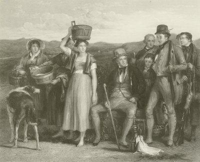 Sir Walter Scott ja hänen perheensä tekijältä David Wilkie