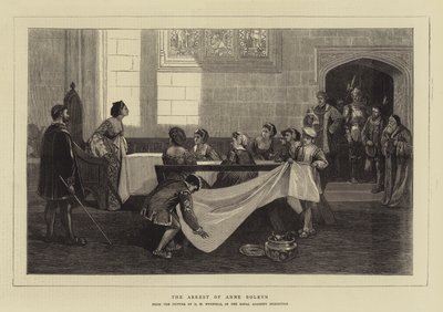 Anne Boleynin pidätys tekijältä David Wilkie
