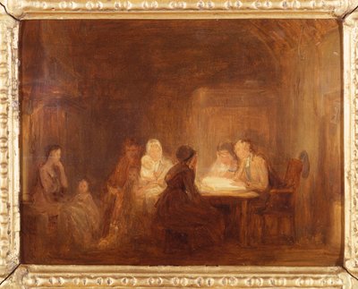 Cotters lauantai-ilta – luonnos tekijältä David Wilkie
