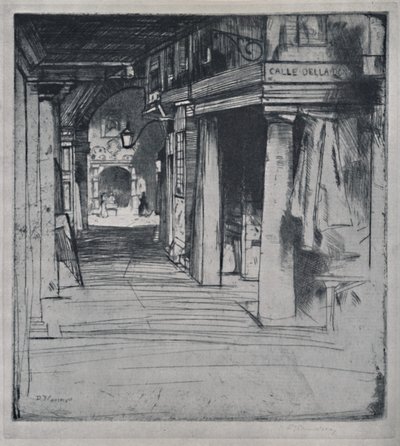 Calle Della Donna, c1900, 1925. tekijältä David Young Cameron