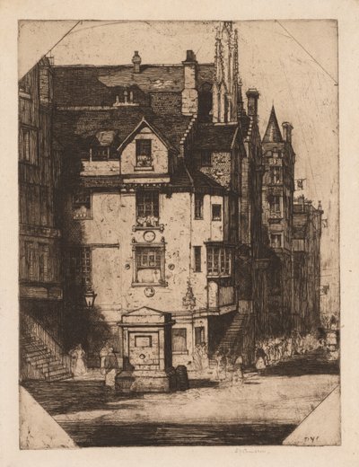 John Knoxs House, 1905. tekijältä David Young Cameron