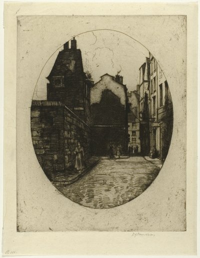 Rue Saint Julien le Pauvre, levy kuusi Pariisin setistä tekijältä David Young Cameron
