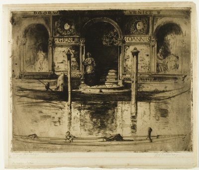 Palace Doorway, kilpi 22 Pohjois-Italiasta tekijältä David Young Cameron