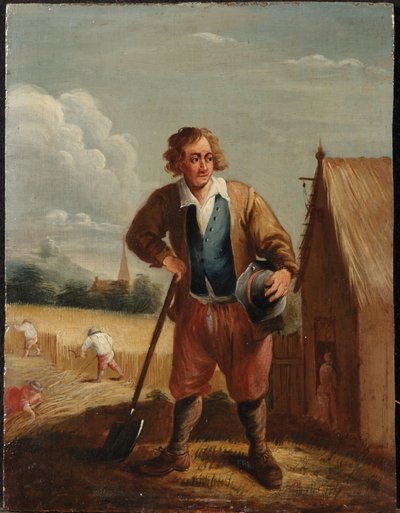 Allegoria neljästä elementistä: Maa (öljy paneelissa) tekijältä David the Younger (follower of) Teniers