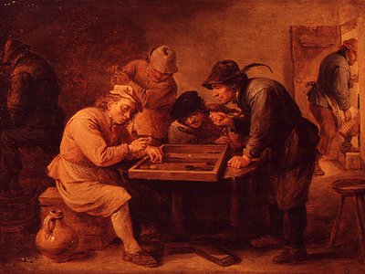 Tric-Trac-peli tekijältä David Teniers the Younger
