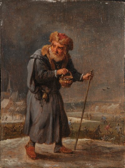Allegoria neljästä vuodenajasta: Talvi tekijältä David Teniers the Younger