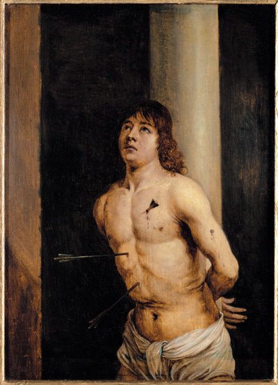 Kopio Antonello da Messinan Pyhän Sebastianin ... tekijältä David the Younger Teniers