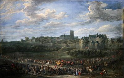 Prinsessan sisäänkäynti Brysseliin (öljy kankaalle) tekijältä David Teniers the Younger