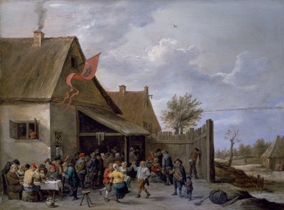 Kermis Pyhän Yrjön päivänä tekijältä David Teniers the Younger