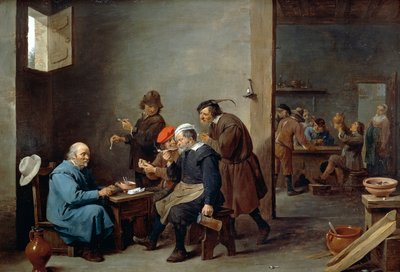 Mies valkoisessa hatussa tekijältä David Teniers the Younger