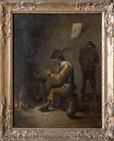 Talonpojat sisätiloissa (öljy kankaalle) tekijältä David Teniers the Younger