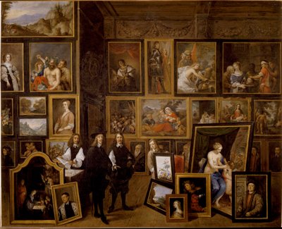 Arkkiherttua Leopold Wilhelmin taidekokoelma Brysselissä (maalaus tekijältä David Teniers the Younger