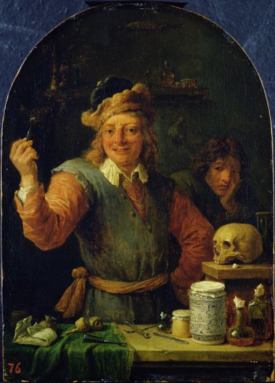 Huonekalut ja erilaiset esineet 1100- ja 1300-luvuilta tekijältä David Teniers the Younger