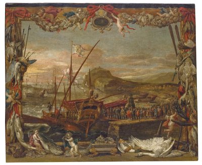 Itävallan Don Juanin maihinnousu tekijältä David Teniers the Younger