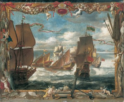 Tapaaminen Turkin laivaston kanssa tekijältä David Teniers the Younger