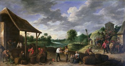 Viinin sato tekijältä David Teniers the Younger
