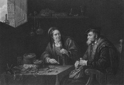 Misers tekijältä David the Younger after Teniers
