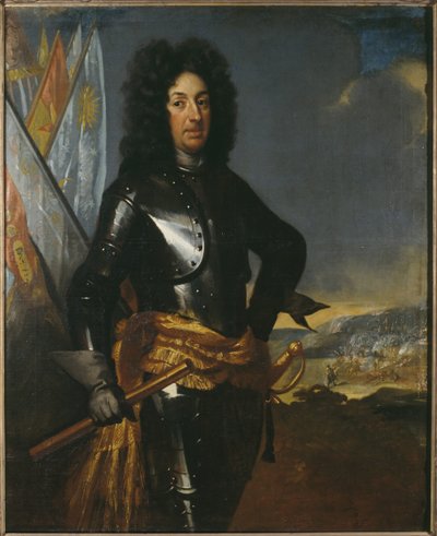 Le comte Adam Ludvig Lewenhaupt, kenraali suedois - Muotokuva kreivi Adam Ludvig Lewenhauptista (1659-1719), kirjoittanut Krafft, David, von (1655-1724). Öljy kankaalle. Mitat: 144x117 cm. Tukholman kansallismuseo tekijältä David von Krafft