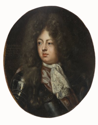 Prinssi Charles (Karl) Philippe de Brunswick Lunebourg - Brunswick-Lueneburgin prinssin Charles Philippin (1669-1690) muotokuva, Krafft, David, von (1655-1724). Öljy kankaalle. Mitat: 69,5x57 cm. Tukholman kansallismuseo tekijältä David von Krafft