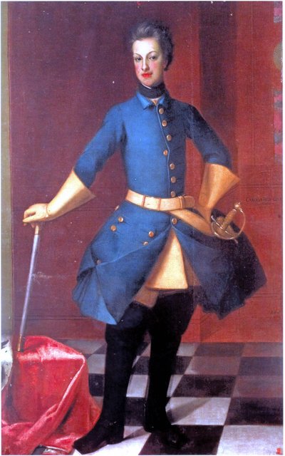 Holstein-Gottorpin Kaarle Fredrikin muotokuva (1700-1739) tekijältä David von Krafft