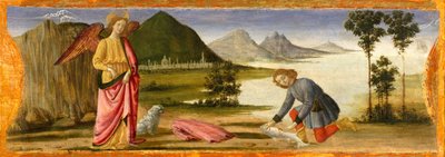 Tobias ja enkeli, n. 1479. tekijältä Davide Ghirlandaio