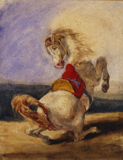 Kasvattava hevonen tekijältä Delacroix