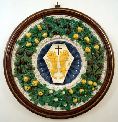 Lotteringhi della Stufan perheen vaakuna tekijältä Della Robbia (workshop of)