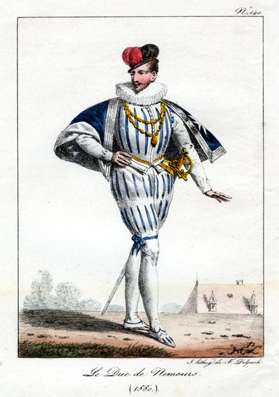 Jacques de Savoie, Nemoursin toinen herttua, 1580, n. 1795-1825. tekijältä Delpech