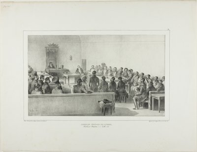 Bojardien yleiskokous, Bukarest, Valakia, 15. heinäkuuta 1837. tekijältä Denis Auguste Marie Raffet
