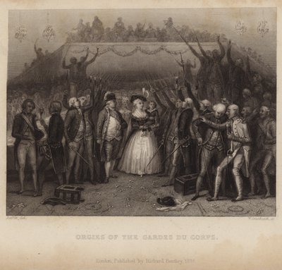 Orgien der Gardes du Corps von Denis Auguste Marie Raffet