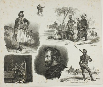 Luonnosarkki tekijältä Denis Auguste Marie Raffet