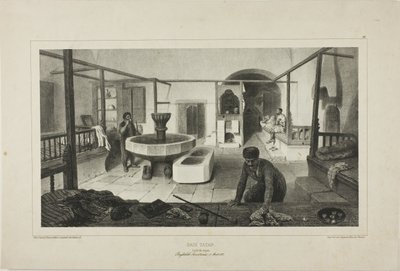 Tartar-kylpylä, lepohuone tekijältä Denis Auguste Marie Raffet
