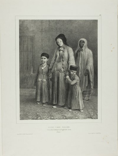 Nuori karaïminainen, Tchioufout-Galech lähellä Baghtcheh-Saraïa, Krimi tekijältä Denis Auguste Marie Raffet