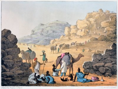 "Slave Kaffle", 1821 tekijältä Denis Dighton