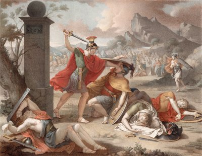Denis-Sébastien Leroy - Horatioiden ja Curatioiden taistelu - 1798 CROP tekijältä Denis Sebastien Leroy