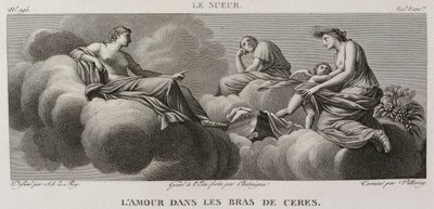 Denis-Sébastien Leroy, Antoine-Claude-François Villerey et Chataigner - Rakkaus Ceresin sylissä, Eustache Le Sueurin mukaan - 1802-1815 tekijältä Denis Sebastien Leroy