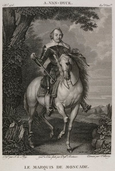 Denis-Sébastien Leroy, Antoine-Claude-François Villerey ja Jean Duplessis-Bertaux - Moncaden markiisi, Antoine van Dyckin mukaan - 1802-1815 tekijältä Denis Sebastien Leroy