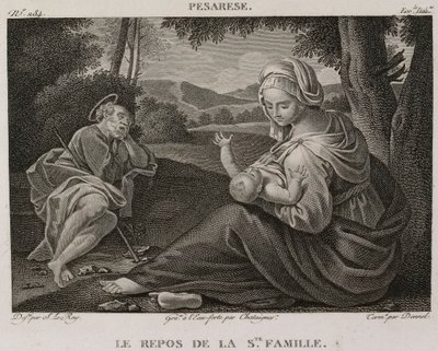 Denis-Sébastien Leroy, Chataigner ja Dennel - Pyhän perheen loppuosa, Il Pesaresen mukaan - 1802-1815 tekijältä Denis Sebastien Leroy