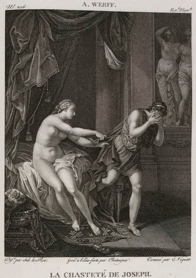 Denis-Sébastien Leroy, Chataigner ja Niquet - Joosefin siveys, Adriaen van der Werffin mukaan - 1802-1815 tekijältä Denis Sebastien Leroy