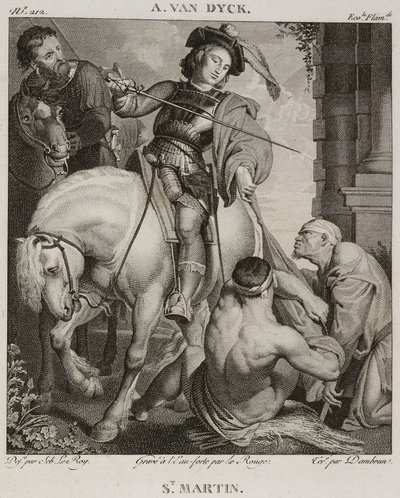 Denis-Sébastien Leroy, Le Rouge ja Dambrun - Saint Martin, Antoine van Dyckin mukaan - 1802-1815 tekijältä Denis Sebastien Leroy