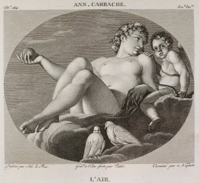 Denis-Sébastien Leroy, Petit ja Niquet - Ilma, Annibale Carrachen mukaan - 1802-1815 tekijältä Denis Sebastien Leroy